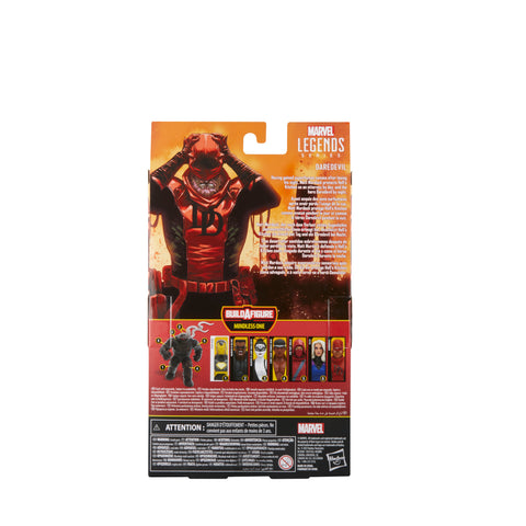 Figura hasbro marvel knights legends series build a figure mindless one daredevil