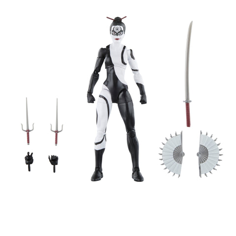 Figura hasbro marvel knights legends series build a figure mindless one bullseye