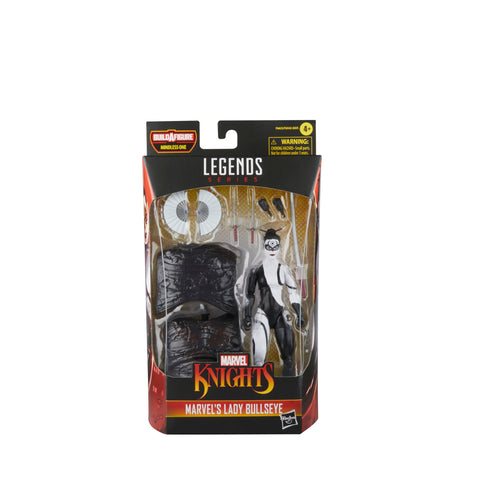 Figura hasbro marvel knights legends series build a figure mindless one bullseye