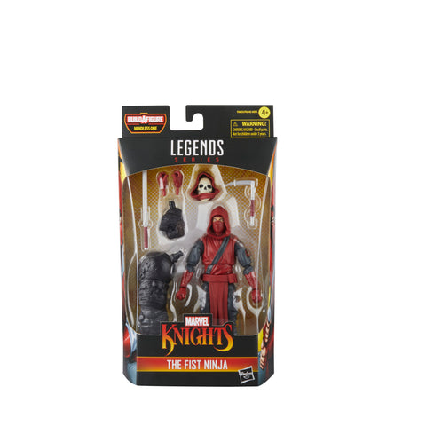 Figura hasbro marvel knights legends series build a figure mindless one the first ninja