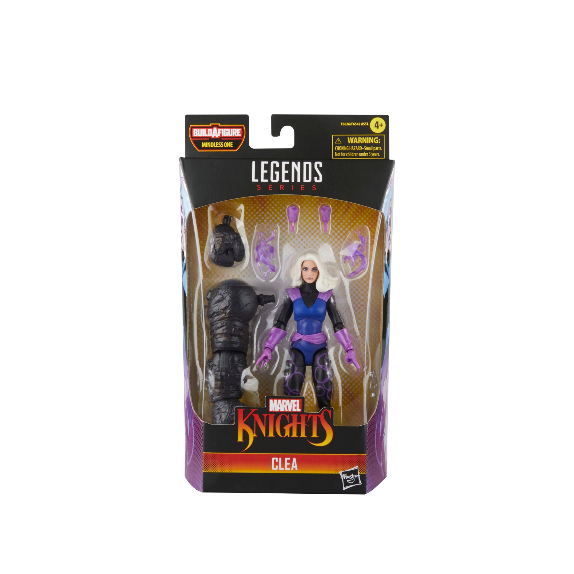 Figura hasbro marvel knights legends series build a figure mindless one clea