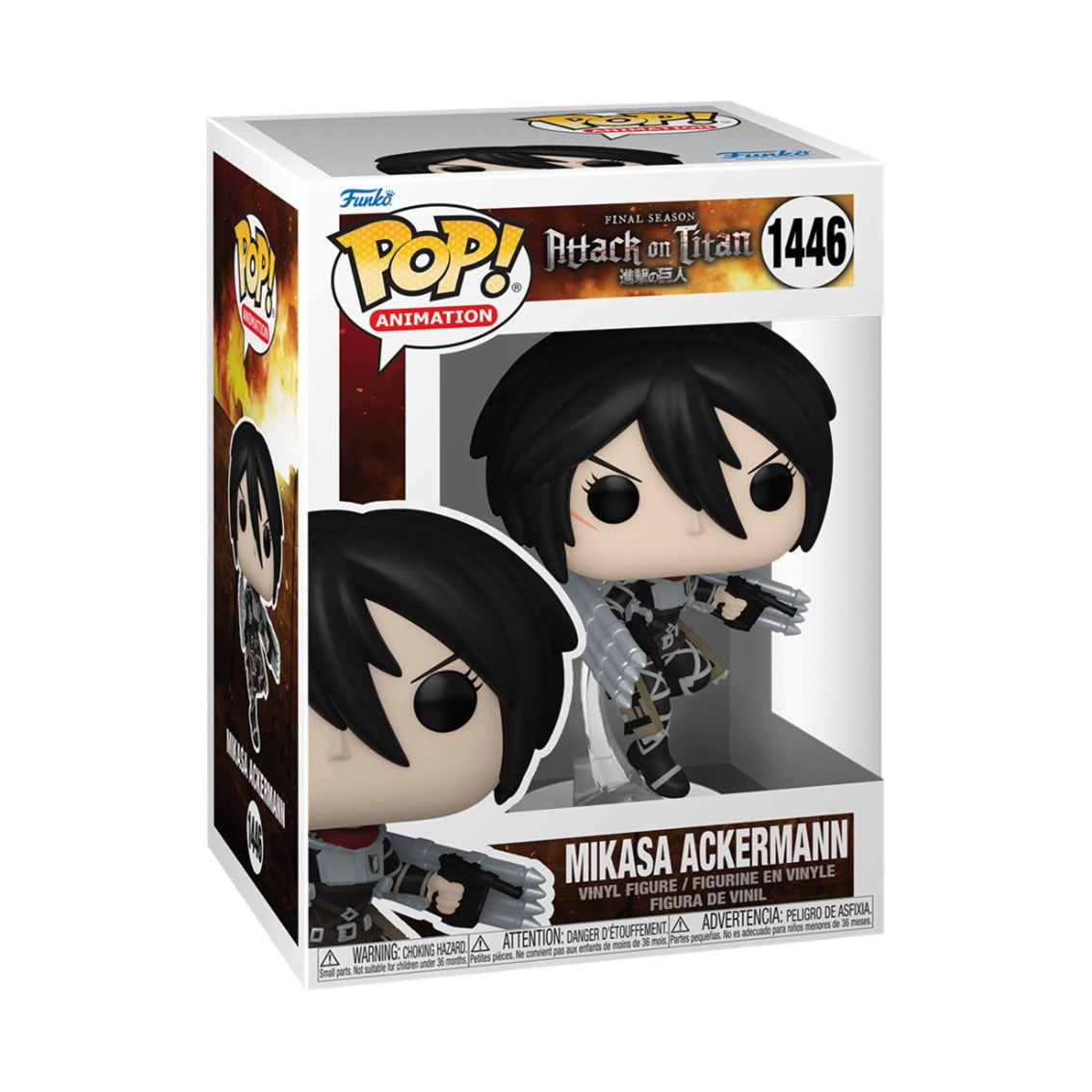 Funko pop animacion attack on titan s5 mikasa ackerman 67929