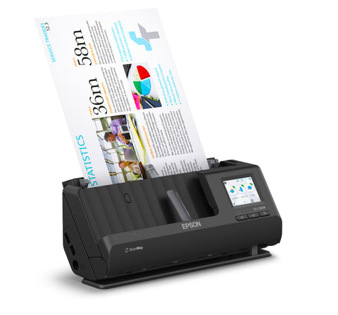 Escaner sobremesa epson es - c380w a4 -  30ppm -  duplex -  wifi -  compacto -  adf 20hojas