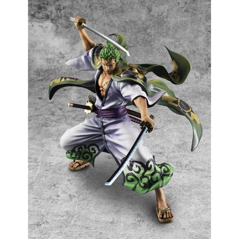 Figura megahouse one piece zoro juro portrait of pirates warriors aliance