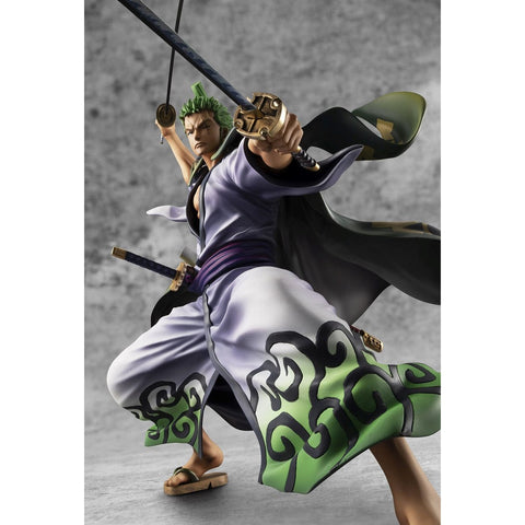 Figura megahouse one piece zoro juro portrait of pirates warriors aliance