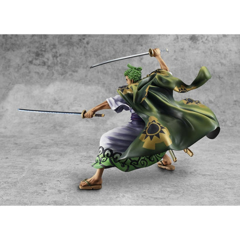 Figura megahouse one piece zoro juro portrait of pirates warriors aliance