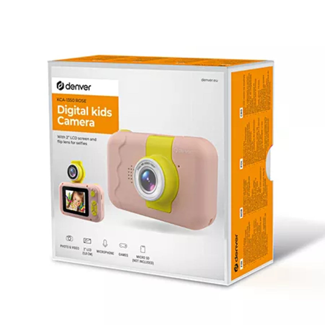 Camara digital infantil denver kca - 1350rose 2pulgadaslcd