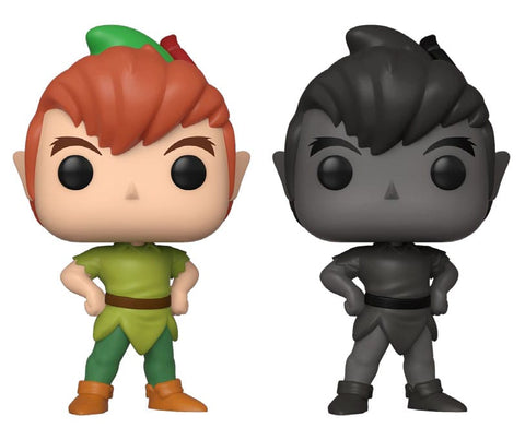 Pack de 2 funko pops disney peter pan con sombra