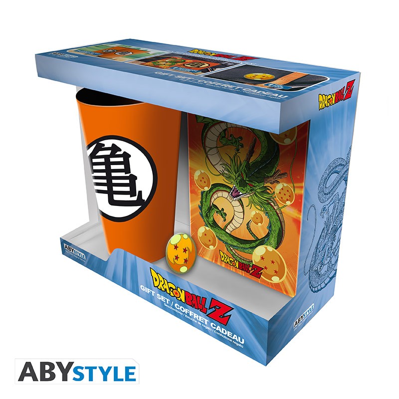 Set abysse dragon ball vaso + pin + libreta