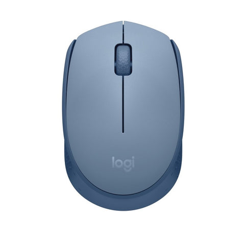 Mouse raton logitech m171 optico wireless inalambrico gris azulado