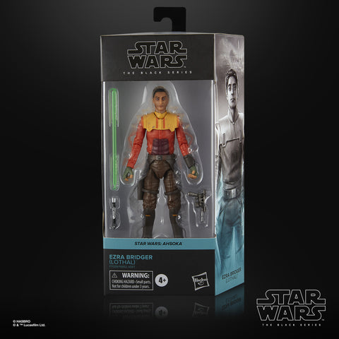 Figura hasbro star wars the black series ahsoka ezra bridger (lothal)