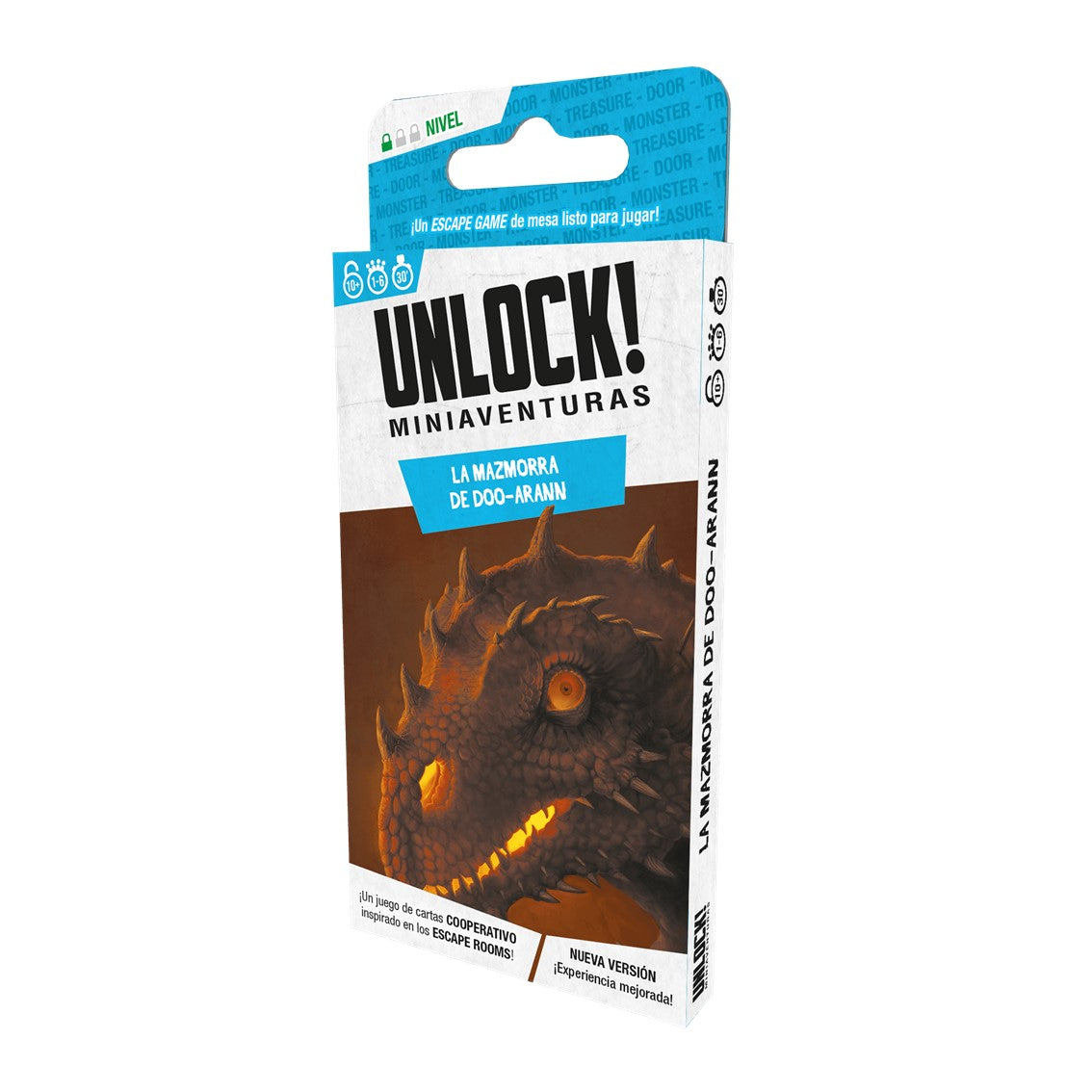 Juego de mesa unlock! miniaventuras la mazmorra de doo - arann edad recomendada 10 años