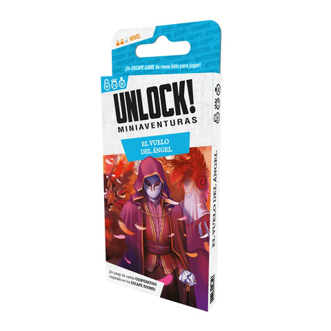 Juego de mesa unlock! miniaventuras el vuelo del angel edad recomendada 10 años