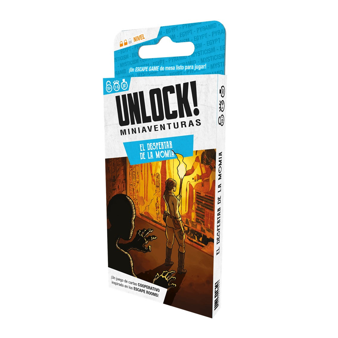 Juego de mesa unlock! miniaventuras el despertar de la momia edad recomendada 10 años