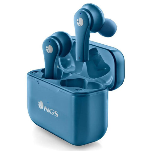 Auriculares inalambricos ngs artica bloom azure bluetooth 5.1 + estuche de carga - azul