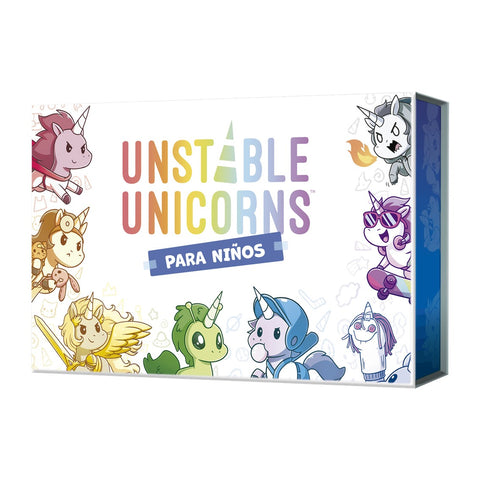 Juego de mesa unstable unicorns para niños edad recomendada 6 años