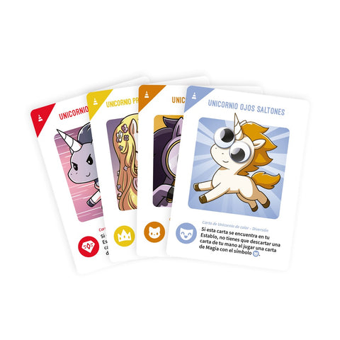 Juego de mesa unstable unicorns para niños edad recomendada 6 años