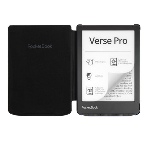 Pocketbook funda shell series verse + verse pro - negro