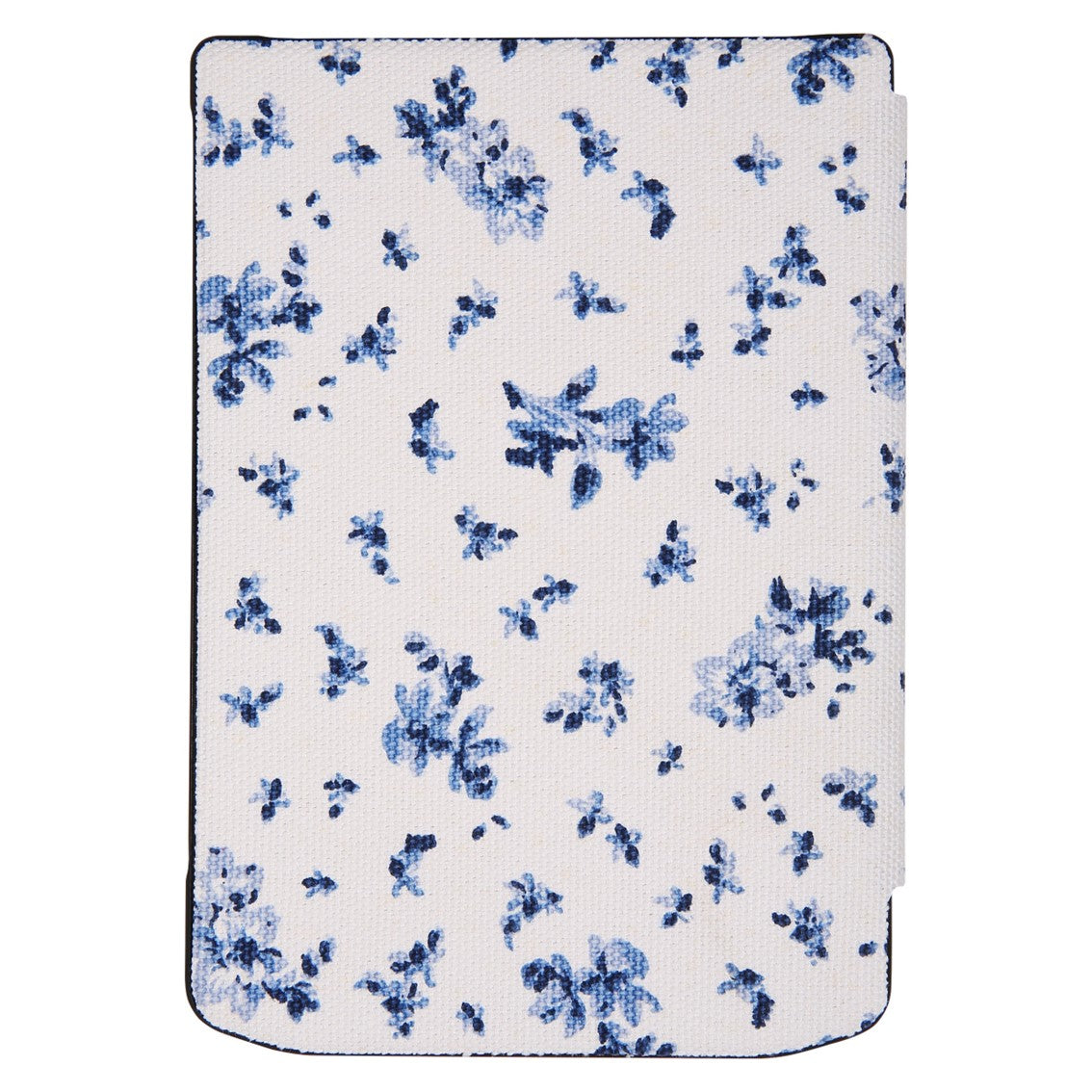 Pocketbook funda shell series verse + verse pro - patron flores blanco azul
