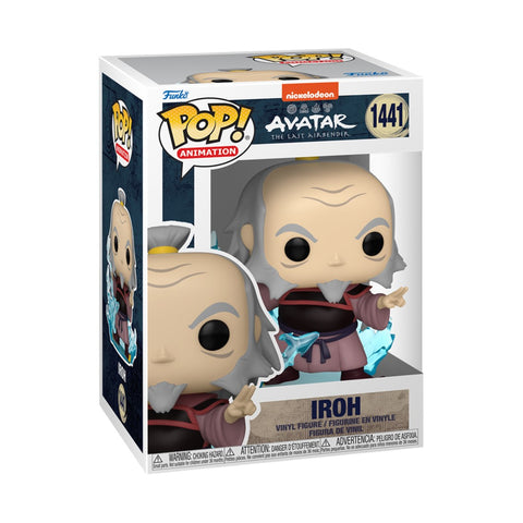 Funko pop avatar the last airbender iroh con relampago agua lightning 72101