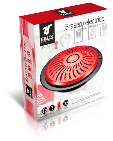 Brasero electrico thulos th - br10 400w - 500w - 900w