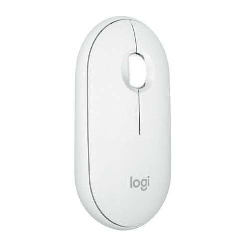 Raton inalambrico pebble mouse 2 m350s blanco bluetooth