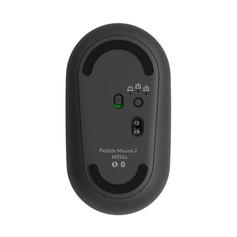 Raton inalambrico pebble mouse 2 m350s negro bluetooth