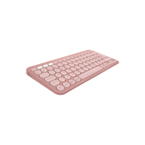 Teclado logitech pebble keys 2 k380s inalambrico rosa