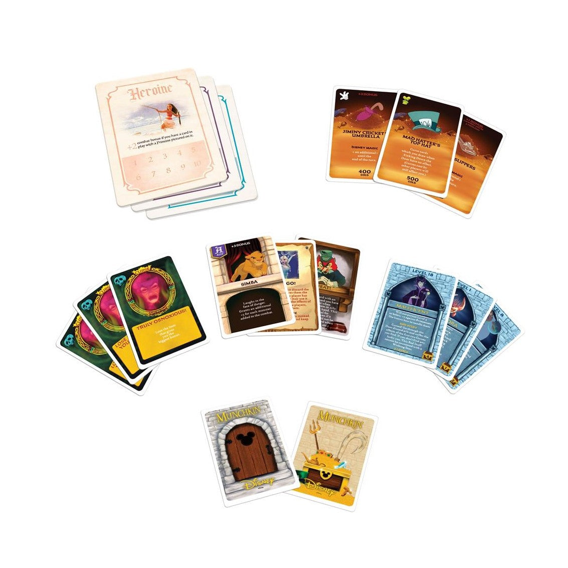 Juego de mesa munchkin disney edition edad recomendada 10 años (ingles)