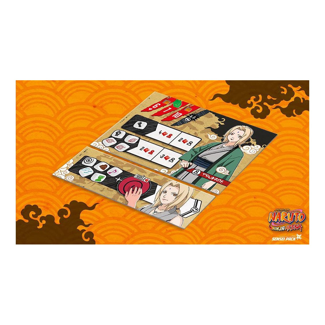 Juego de mesa naruto ninja arena sensei pack edad recomendada 10 años (ingles)