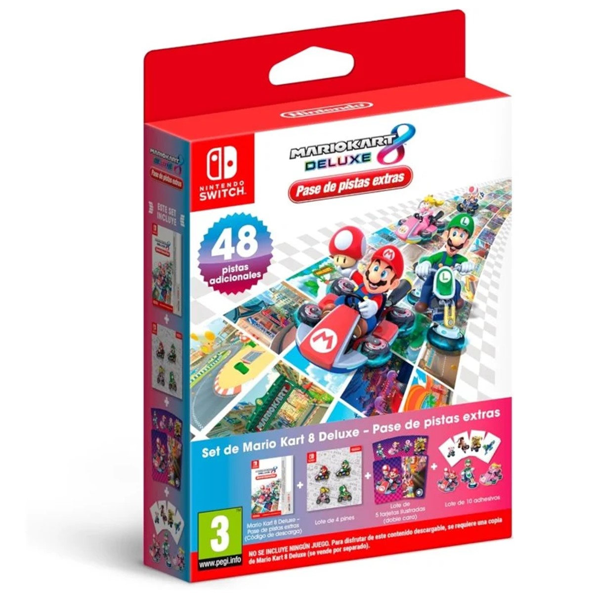 Mario kart 8 booster pack contenido adicional nintendo switch