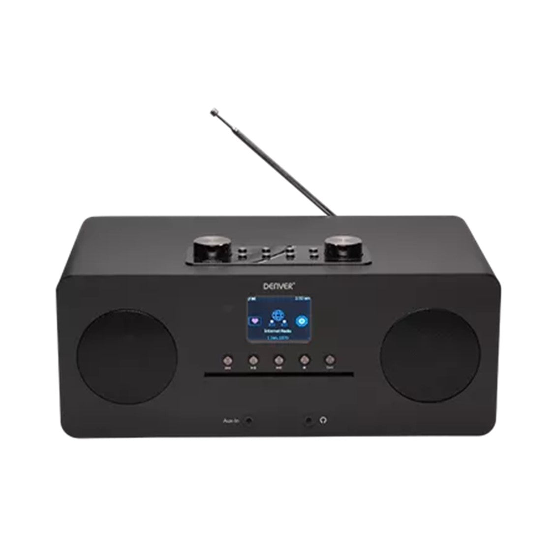 Radio denver mir - 260black - radio fm - cd - aux - bluetooth - wifi - 20w