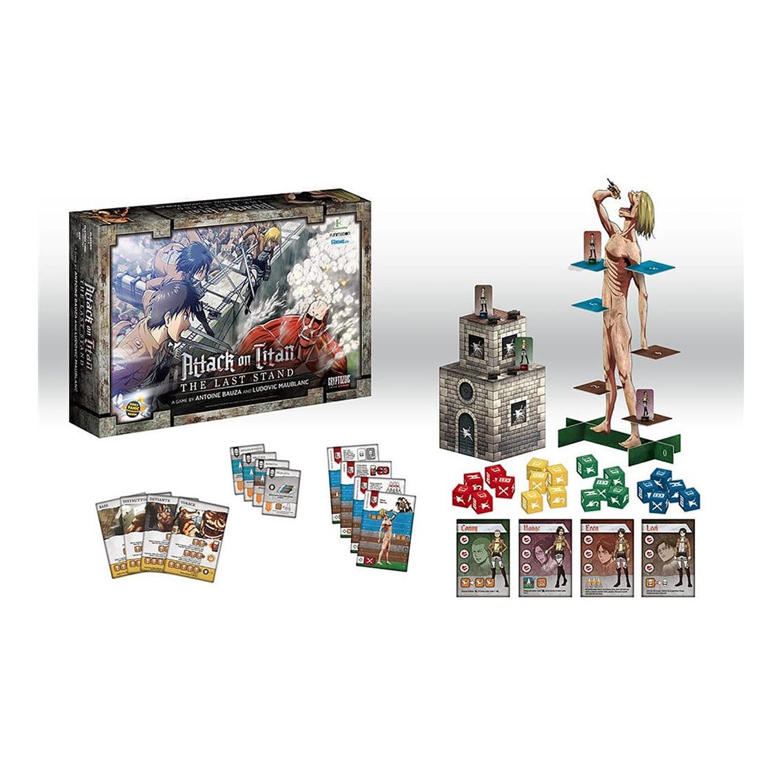 Juego de mesa attack on titan the last stand edad recomendada 14 años (ingles)