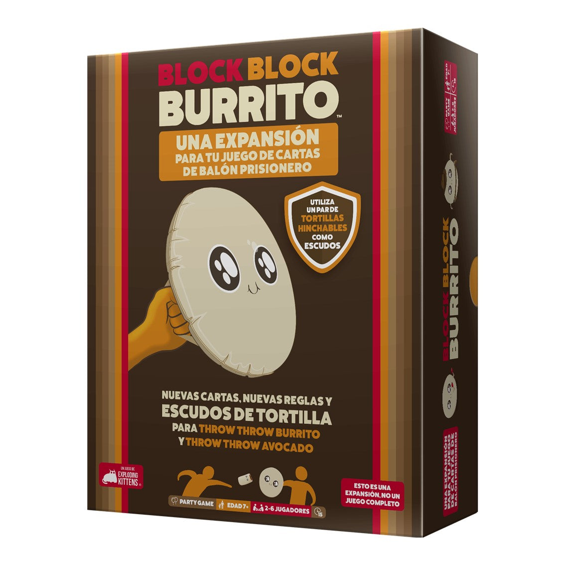 Juego de mesa block block burrito edad recomendada 7 años