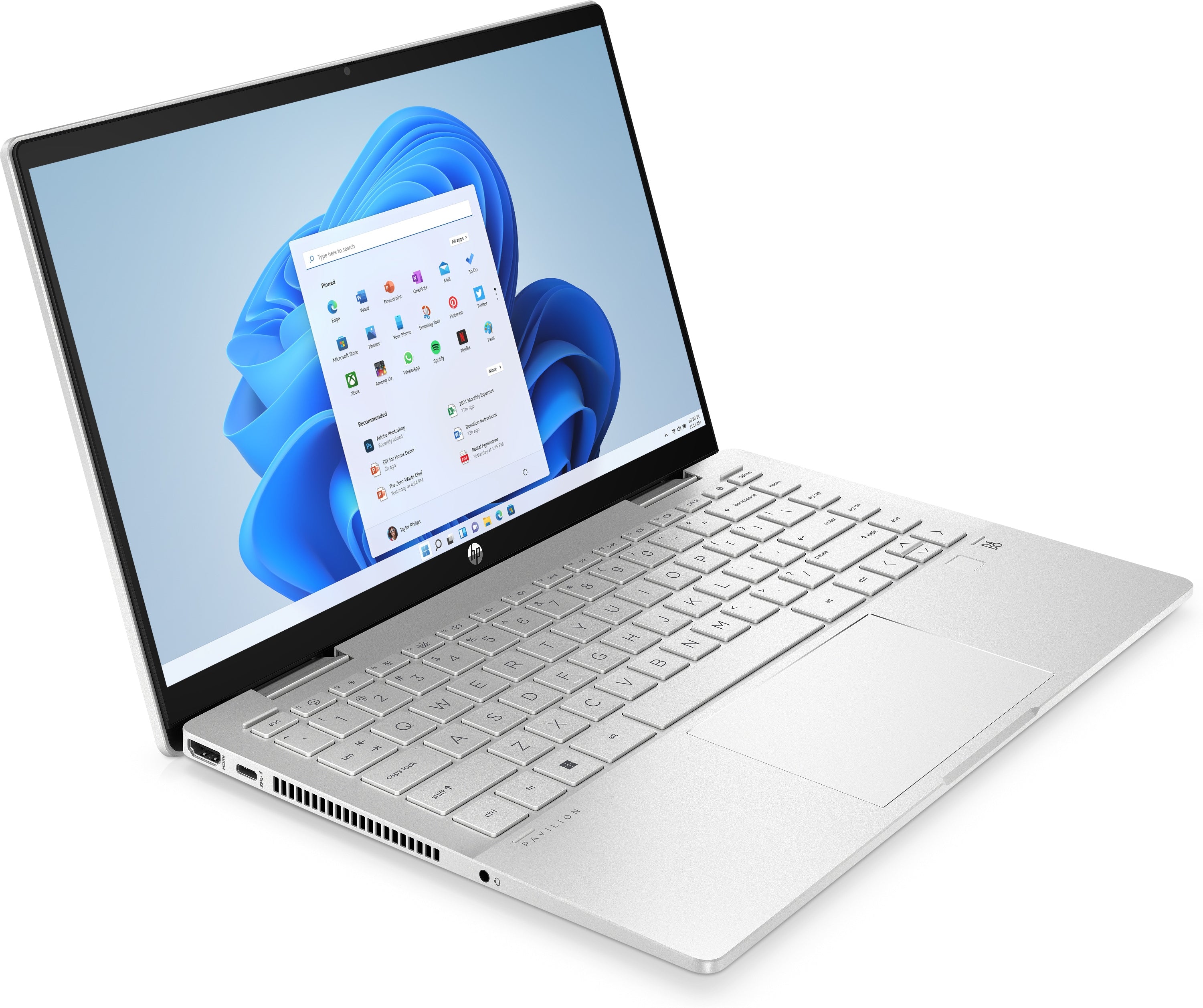 Portatil hp pavilion x360 14 - ek1033ns -  i7 - 1355u -  14pulgadas -  tactil -  16gb -  ssd512gb -  w11 -  plata natural