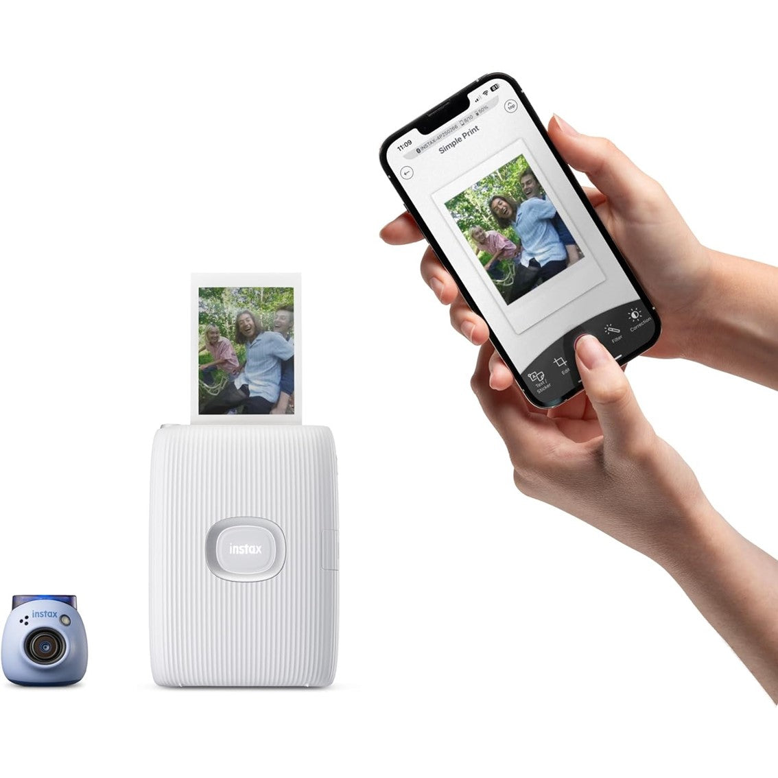 Camara fujifilm instax pal gem azul