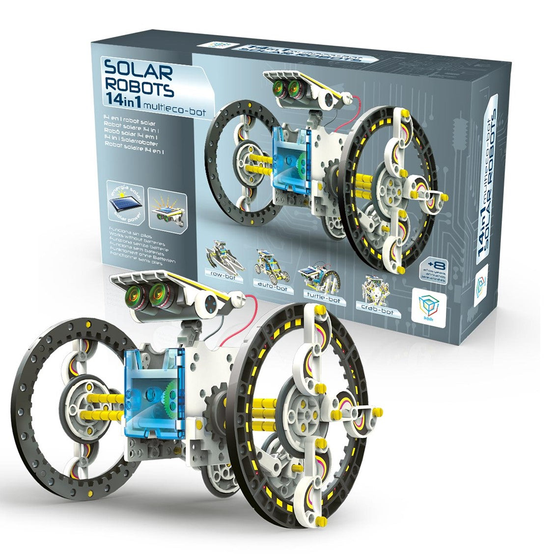 Kit 14 en 1 deqube robot construccion solar pegi 8
