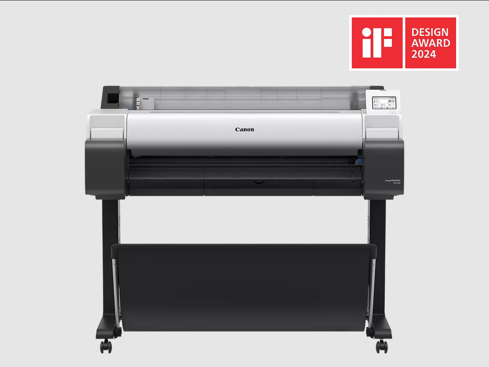 Plotter canon tm - 340 imageprograf a0 36pulgadas -  2400ppp -  usb -  red -  wifi -  diseño cad -  tinta 5 colores -  tactil 4.3pulgadas - pedestal incluido