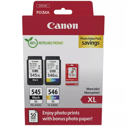 Cartucho tinta canon pg - 545xl - cl - 546xl photo value