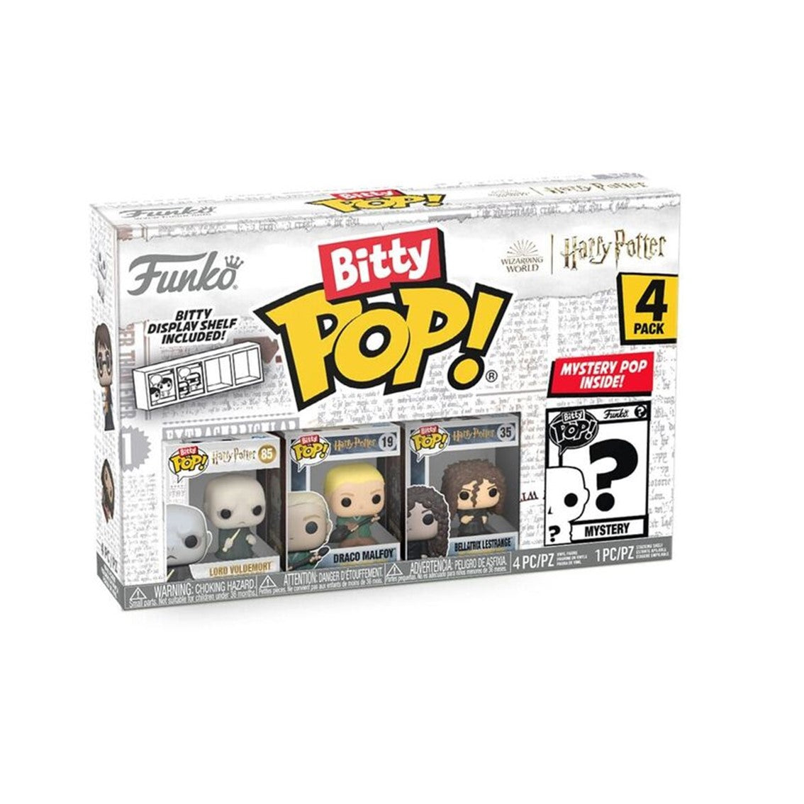 Bitty pop funko harry potter voldemort 4pk