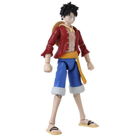 Figura bandai one piece anime heroes monkey d. luffy new version