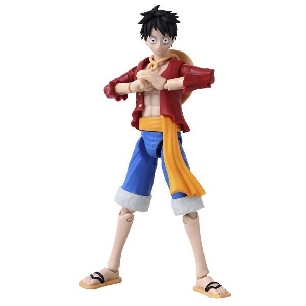 Figura bandai one piece anime heroes monkey d. luffy new version