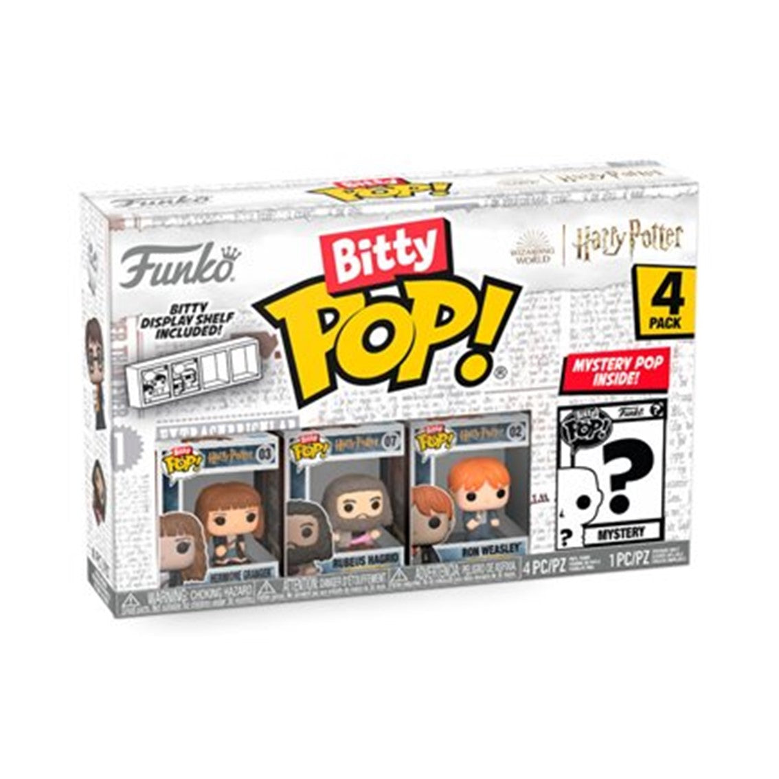 Bitty pop funko harry potter hermione in robe 4pk