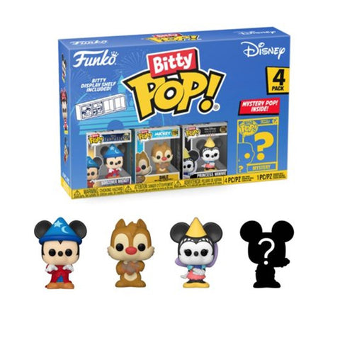 Bitty pop funko disney sorcerer mickey 4pk