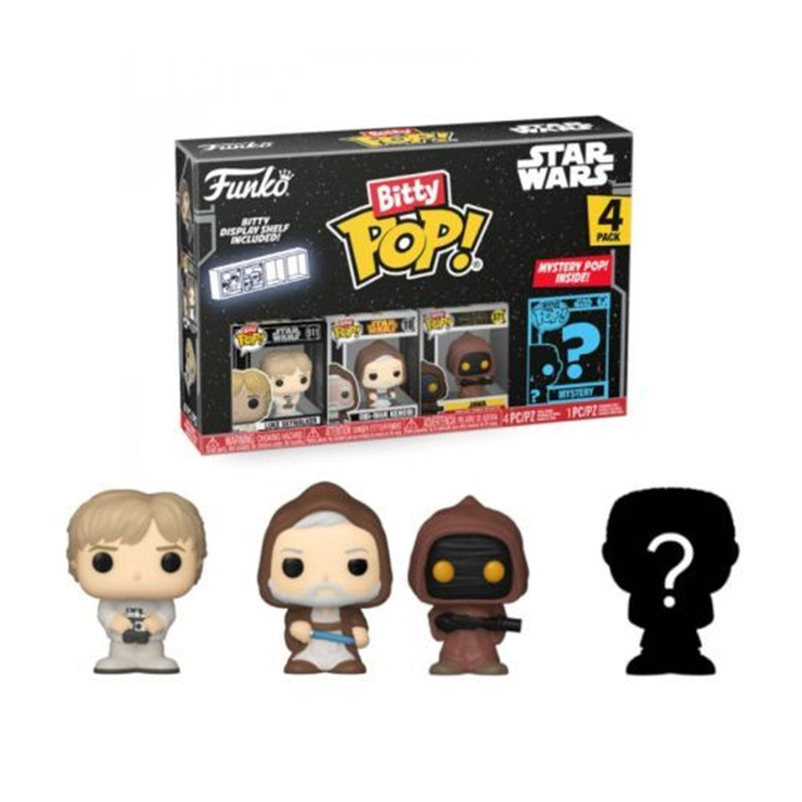 Bitty pop funko star wars luke 4pk