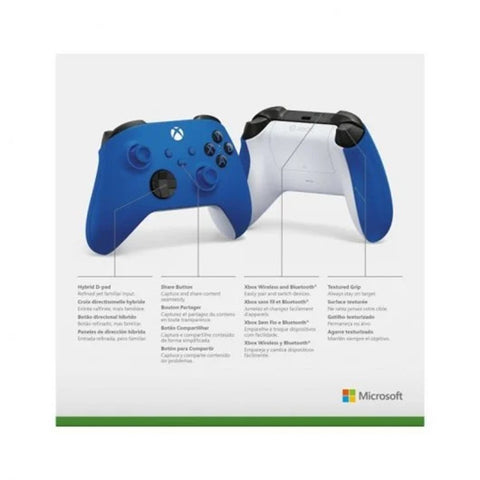 Mando xbox azul electrico