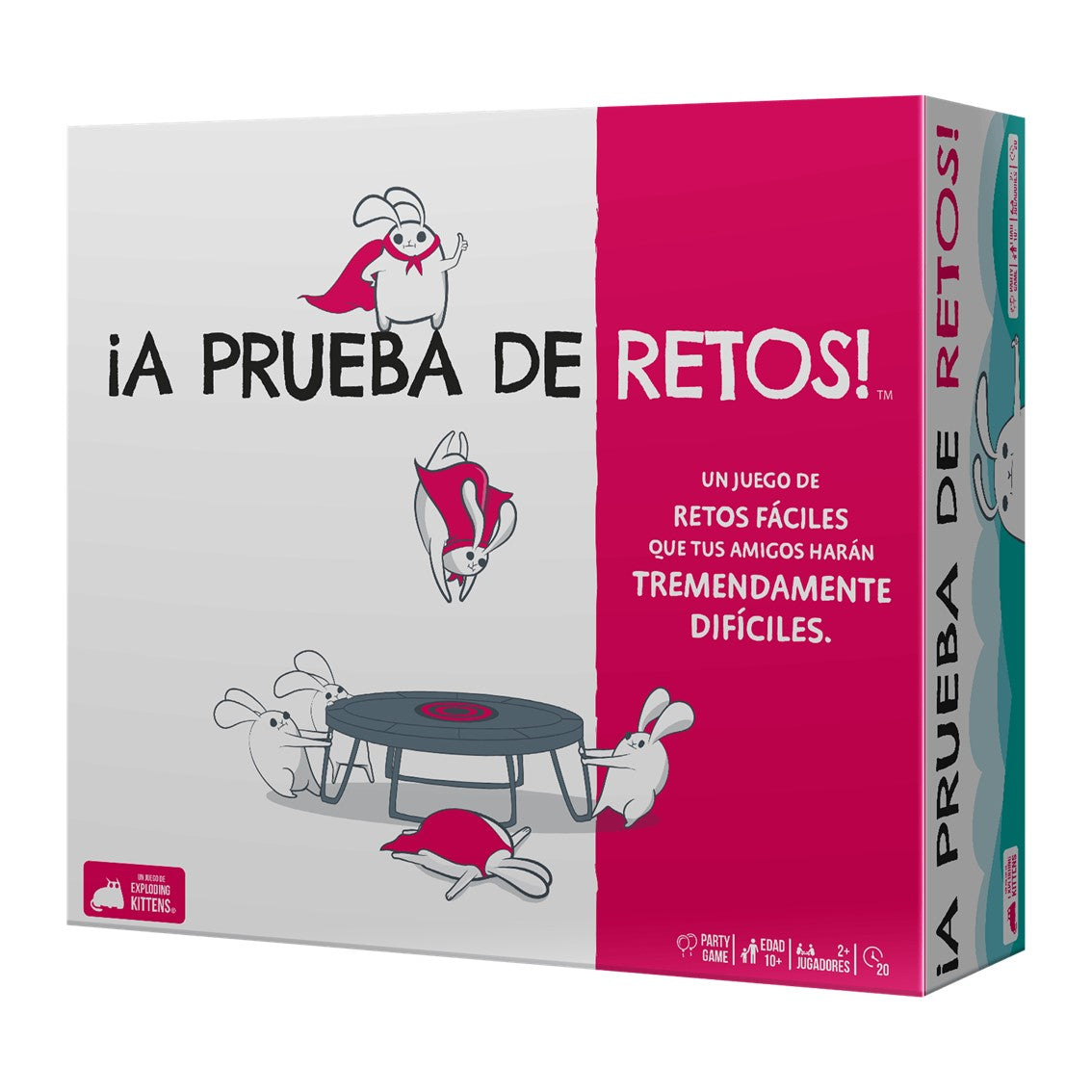 Juego de mesa ¡a prueba de retos! edad recomendada 7 años