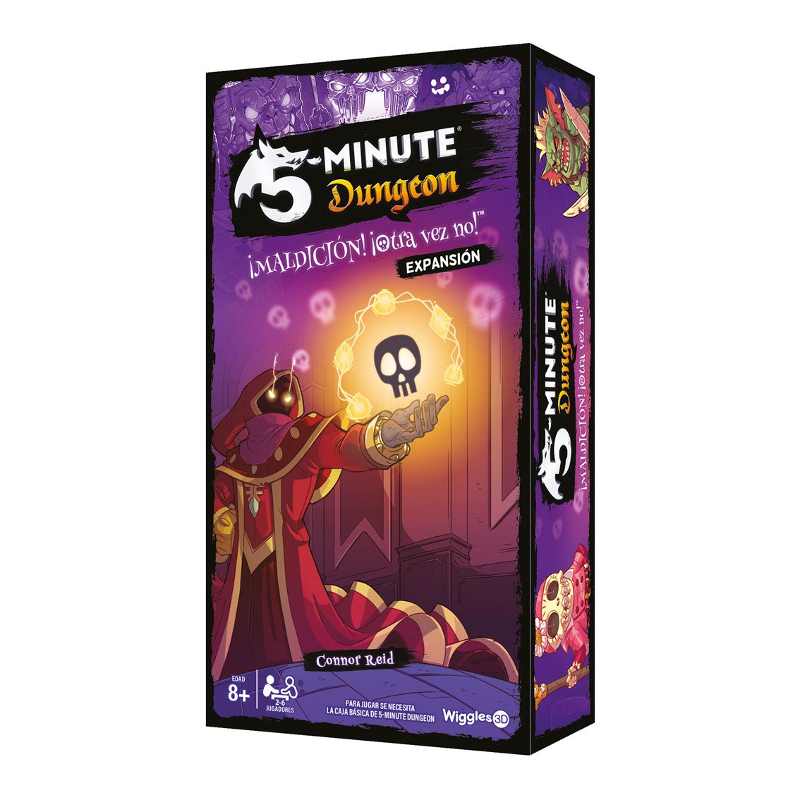 Juego de mesa 5 minute dungeon ¡maldición! ¡otra vez no! edad recomendada 8 años