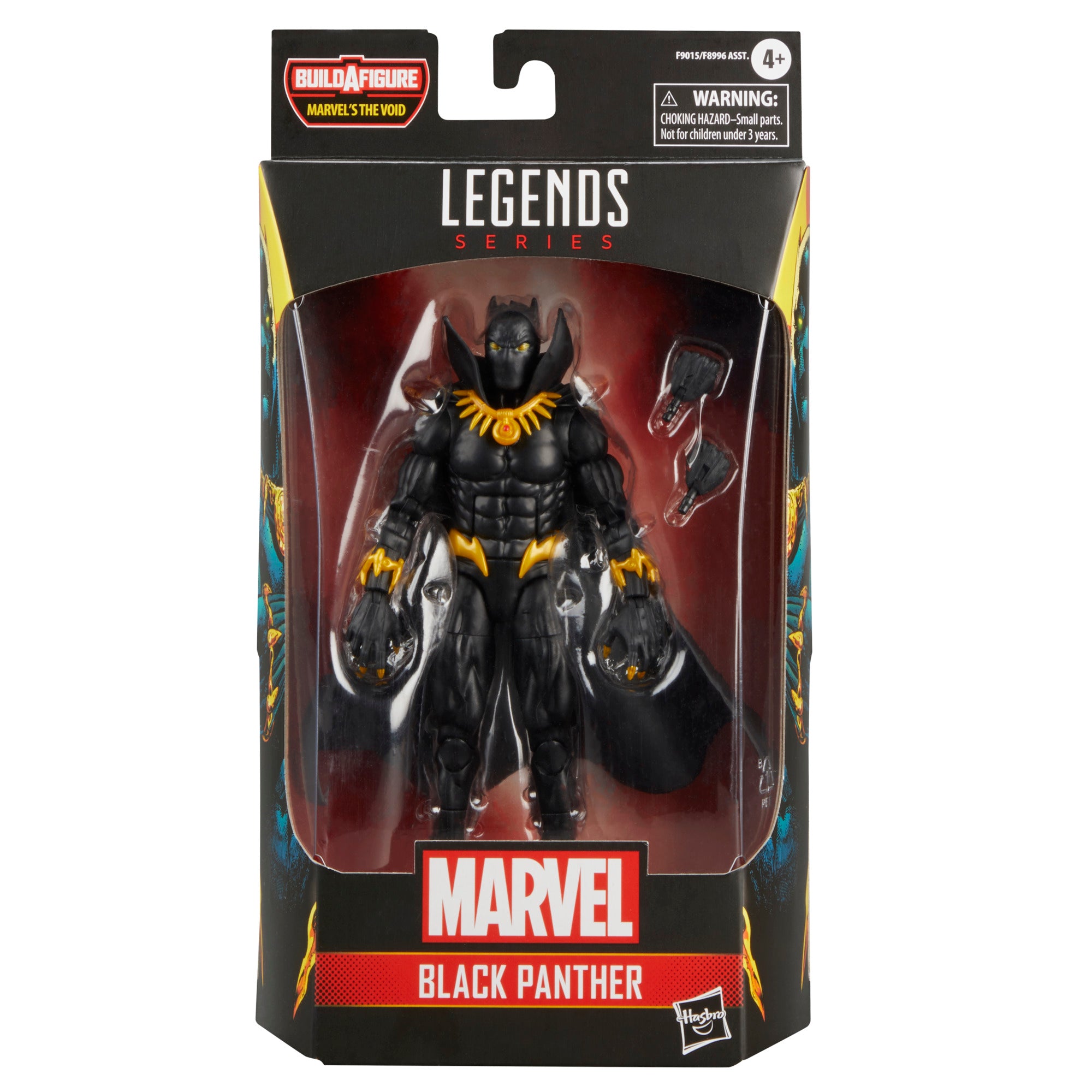 Figura hasbro marvel legends series build a figure marvels the void black panther