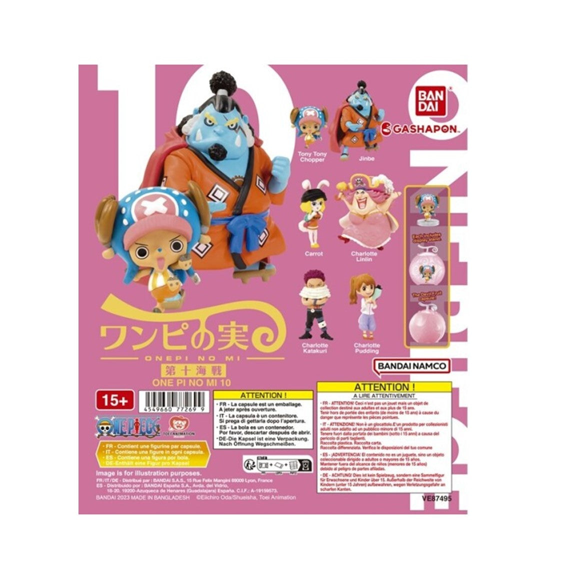 Set gashapon figuras bandai lote 20 articulos one piece no mi 10